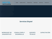 Tablet Screenshot of disytel.com